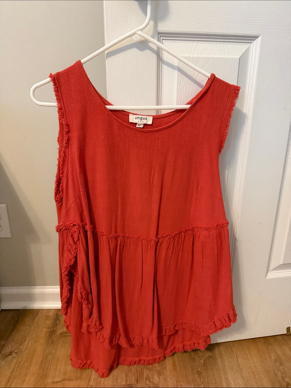 Umgee Rust Sleeveless Tank Top